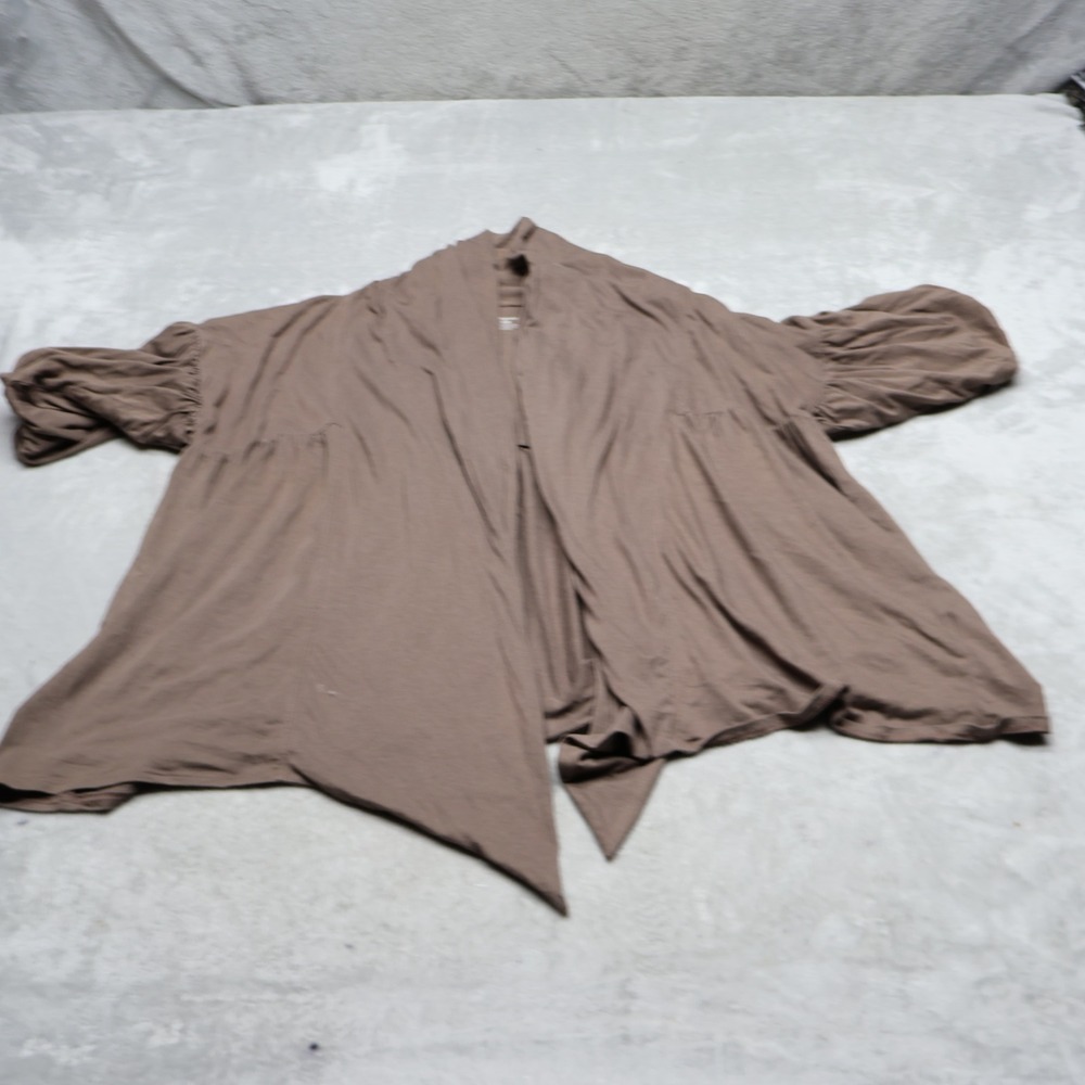 Patagonia Cardigan Womens XL Brown Astrid Wrap Open Front Draped Boho Casual